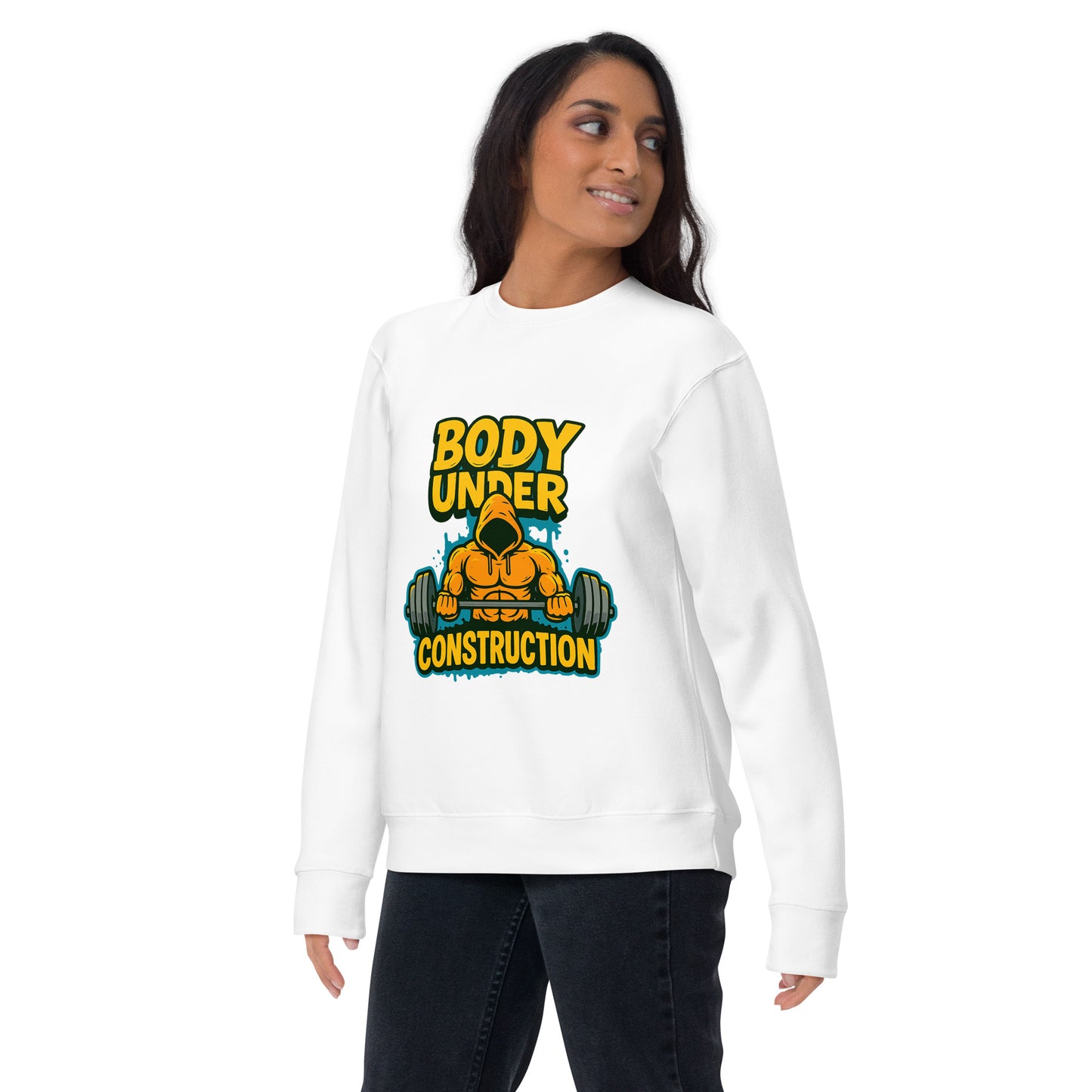 Body Under Construction sweatshirt – gym and streetwear UK