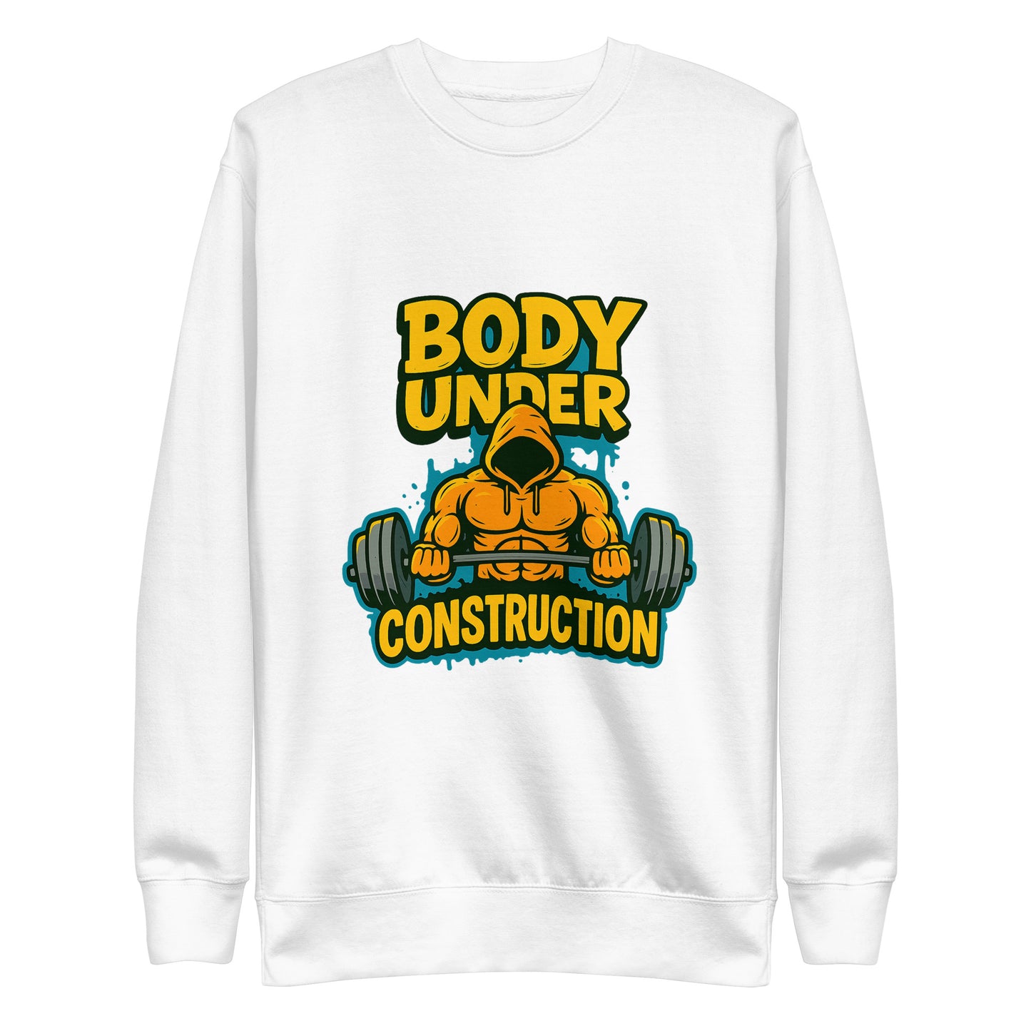 Close-up of sweatshirt print showing vibrant UK print quality dtf printing