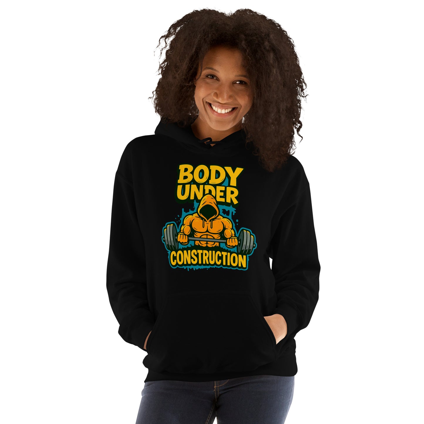 Body Under Construction workout hoodie fitness clothing UK
