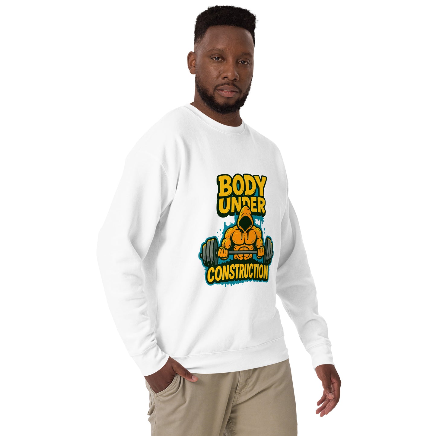 Body Under Construction sweatshirt – premium gym-wear UK