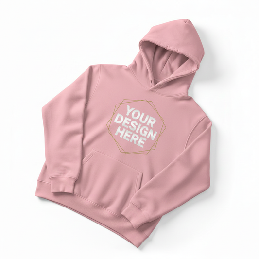 Pink Hoodie Mockup