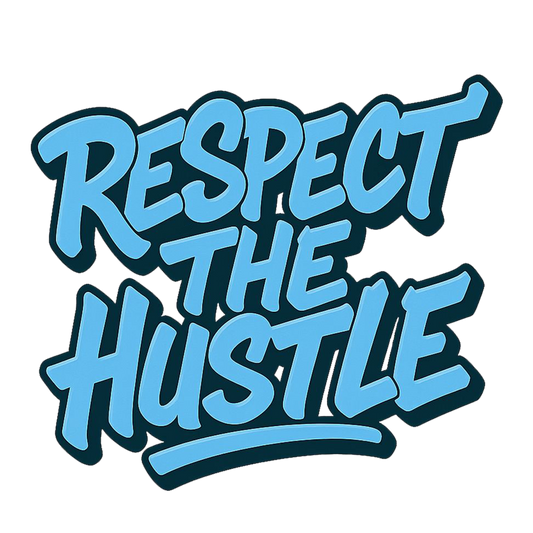 Streetwear respect the hustle t-shirt.