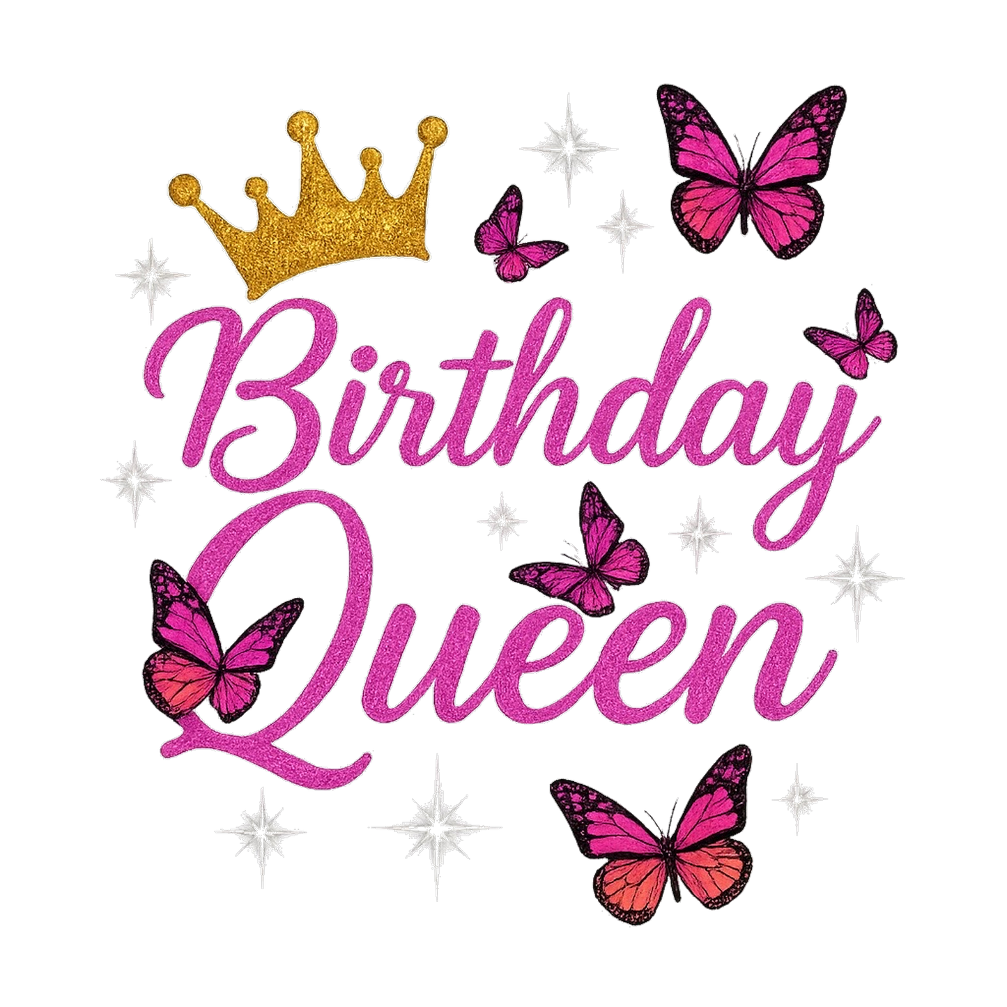 Birthday Queen T Shirt UK – Custom DTF Printed Birthday Design London