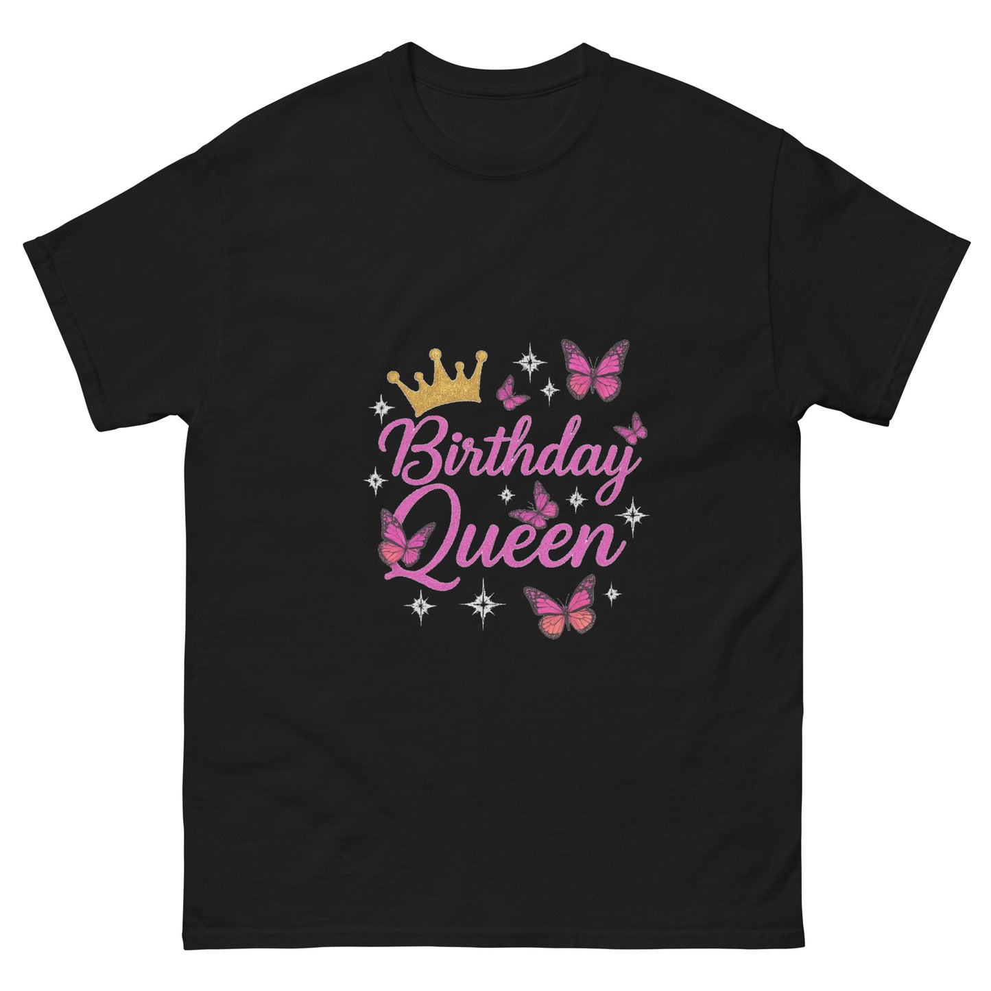 birthday queen t shirt design with crown.