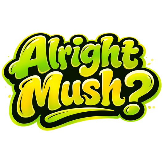 Alright Mush Graphic Tee-Shirt Front Logo And Back Logo