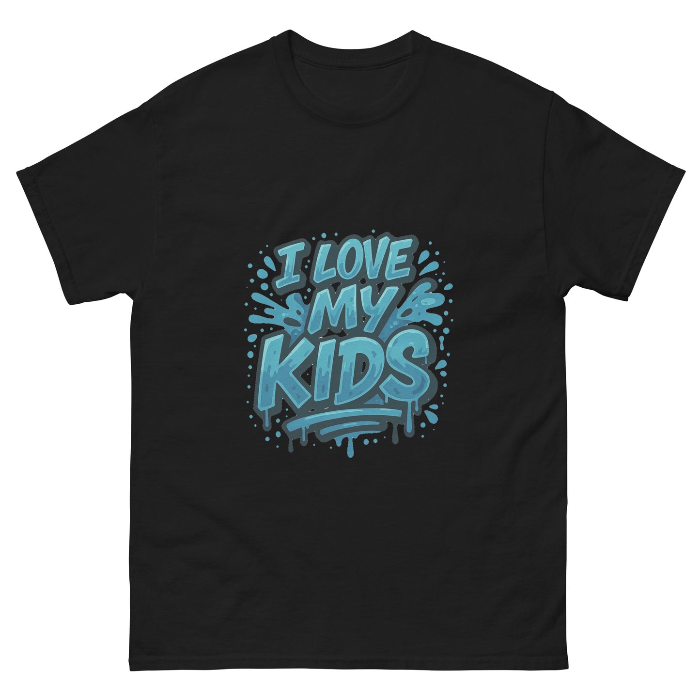 i love my kids quote t shirt design