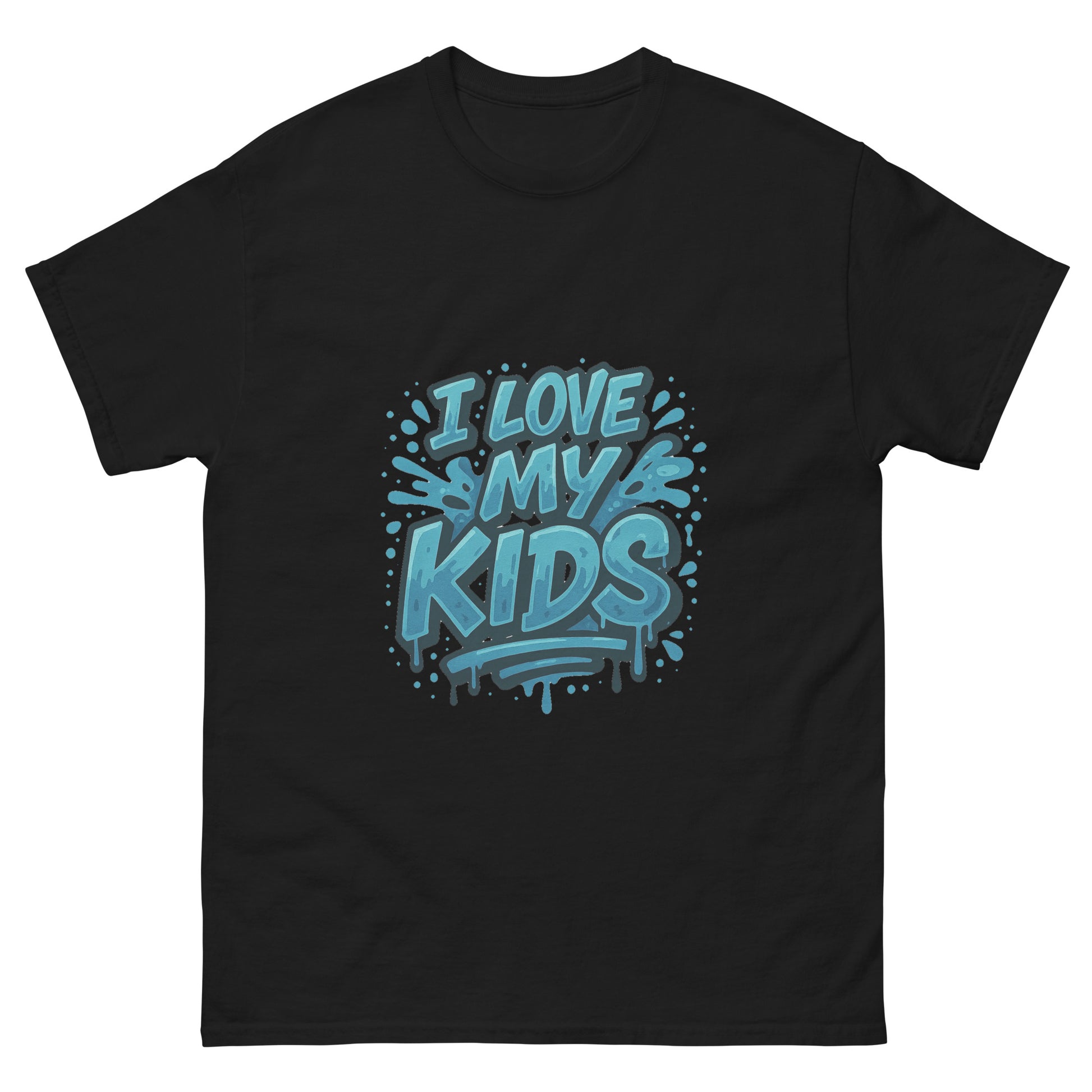 i love my kids quote t shirt design