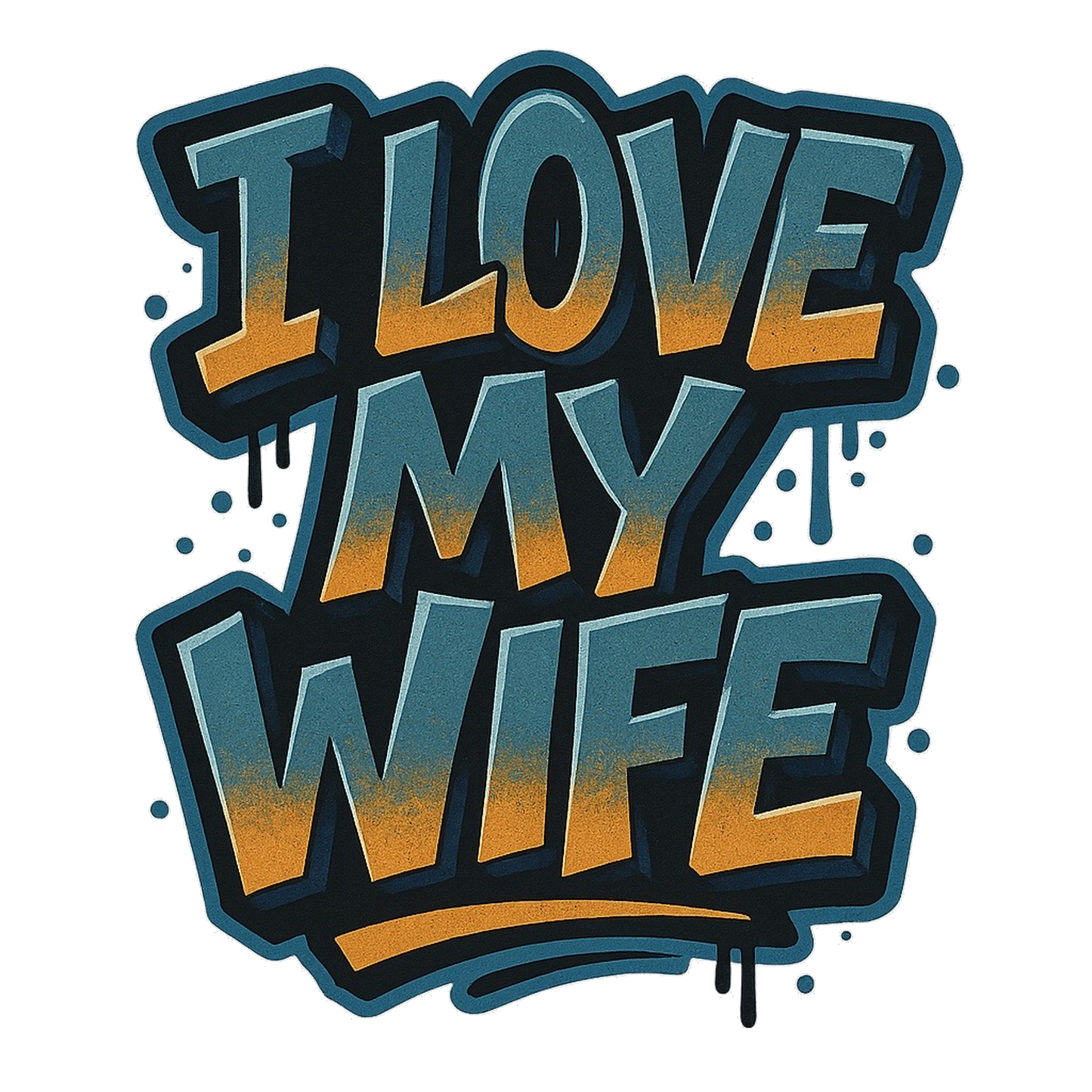 I Love My Wife T Shirt UK – Custom DTF Printed Relationship Quote Tee London