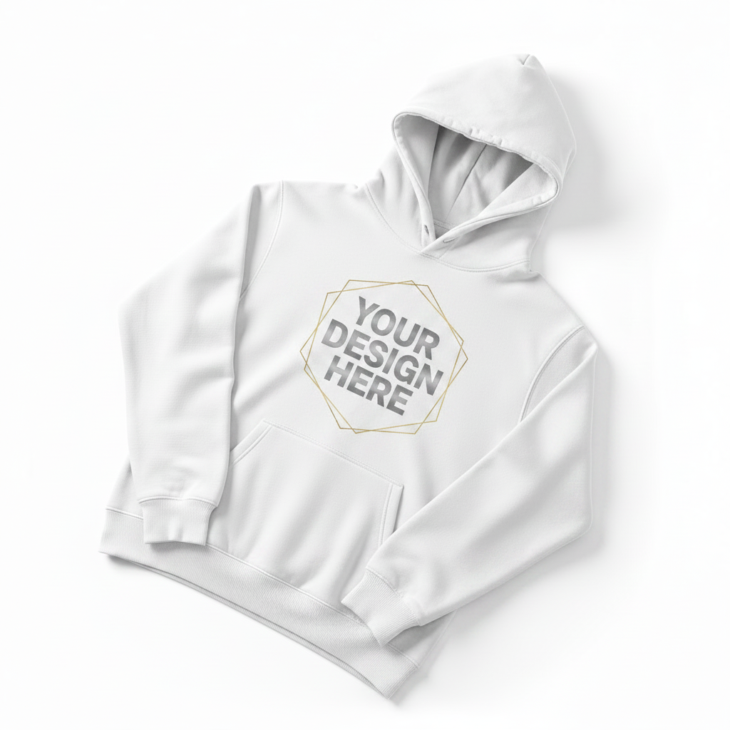 White Hoodie Mockup