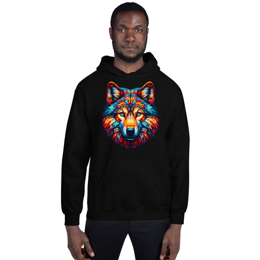 Wolf graphic hoodie – casual streetwear UK fashion